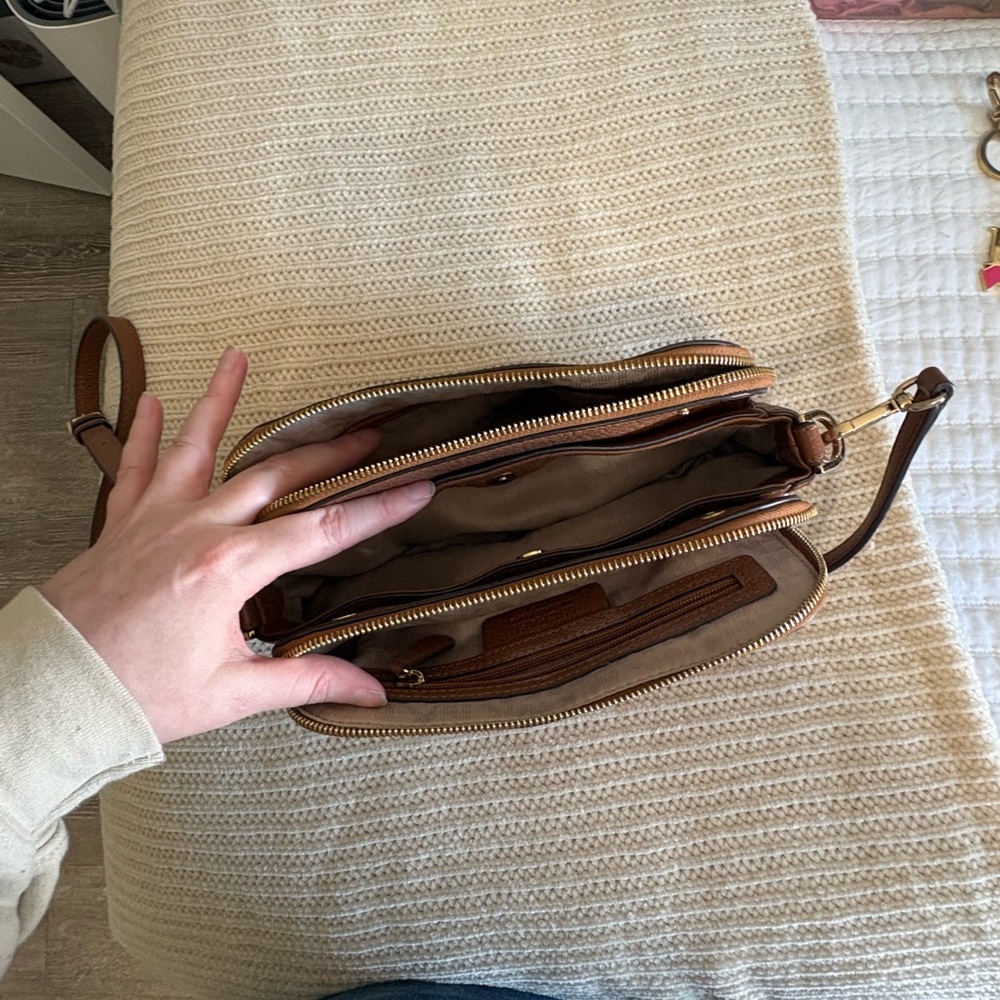 MK Leather Crossbody - Picture 9 of 9